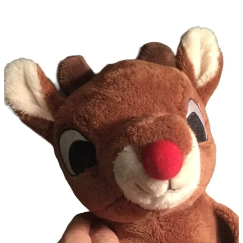 RUDOLPH the red nosed REINDEER PLUSH TOY HUGGER